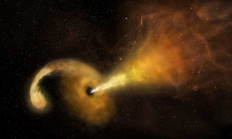 Pour la première fois, les scientifiques sont capables de tirer un trou noir qui va renverser une étoile