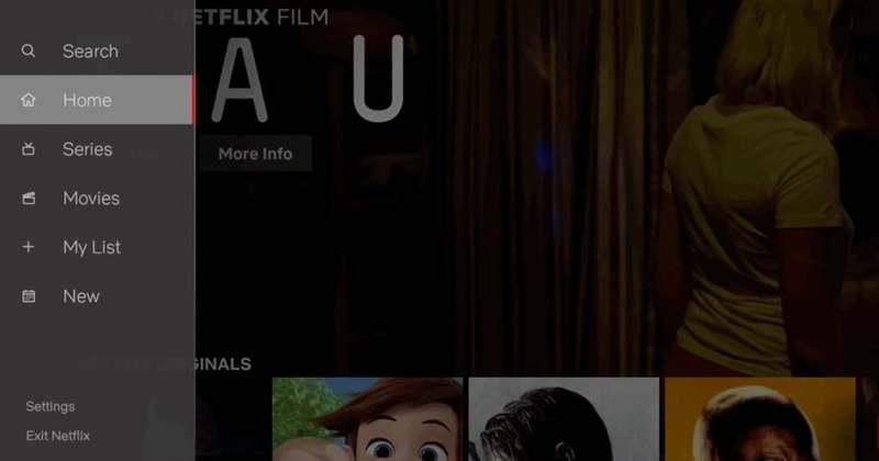 Netflix: fonctions de la nouvelle interface du nouveau programme TV