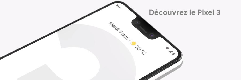 Google Pixel 3, smartphone standard Android: spécifications techniques, prix et dates de sortie.