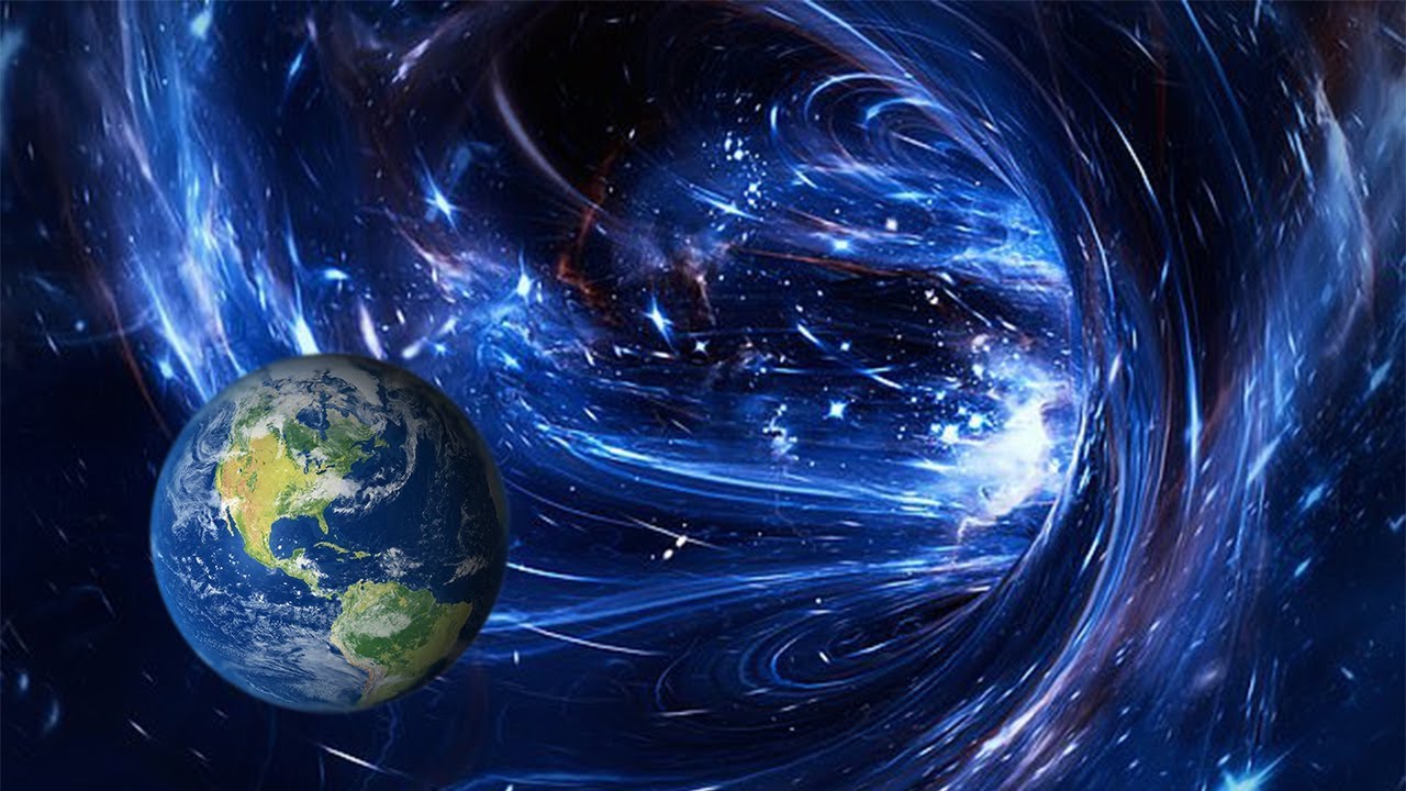 La Terre dans le train de subir et "ouragan de matière noire"